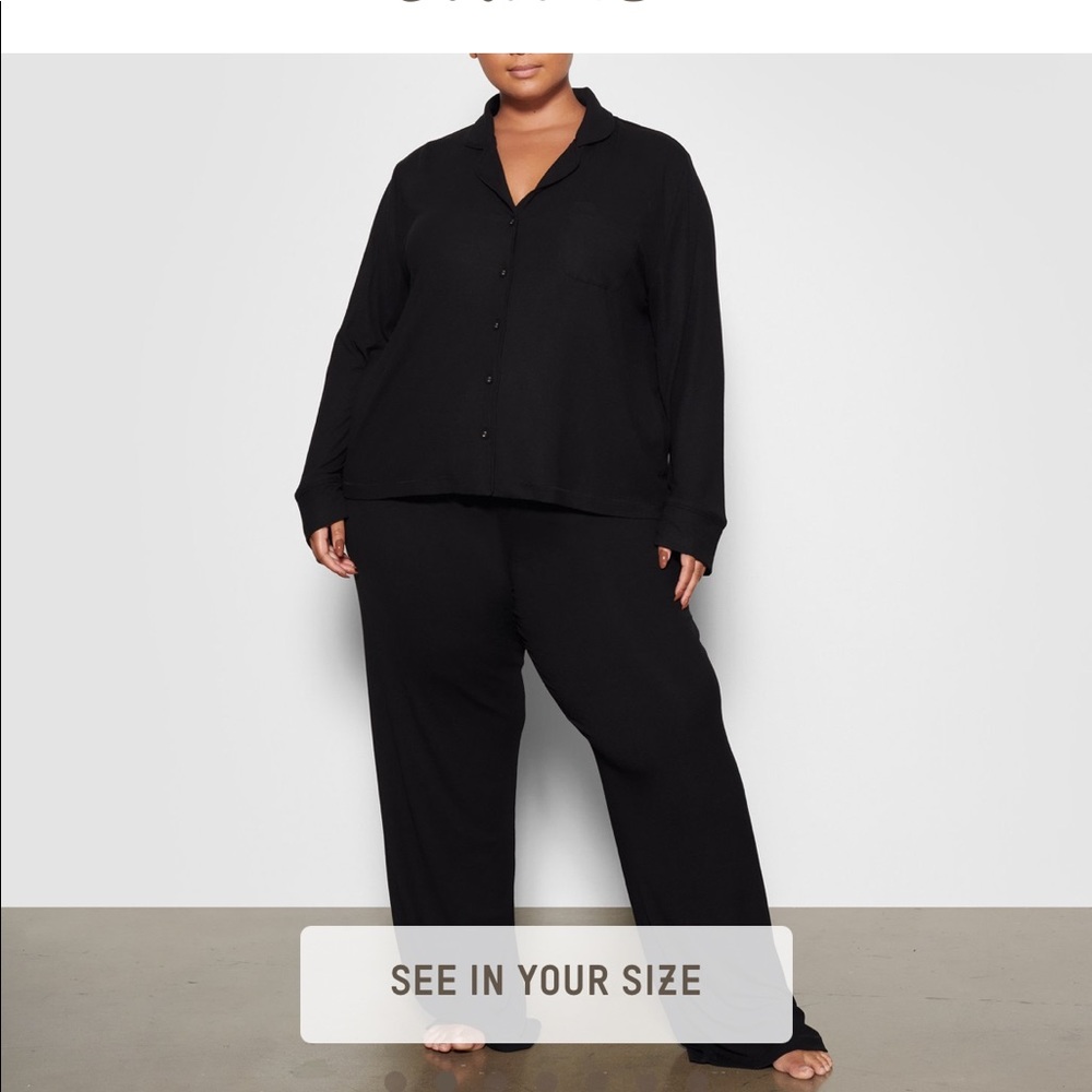 Authentic SKIMS Soft Lounge Set XL Onyx